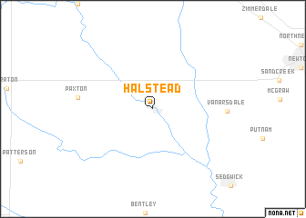 map of Halstead