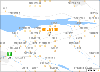 map of Halstra