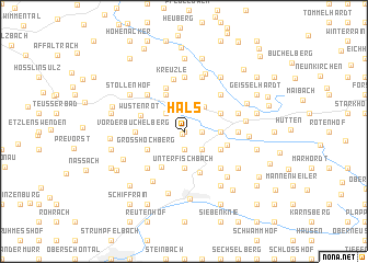 map of Hals