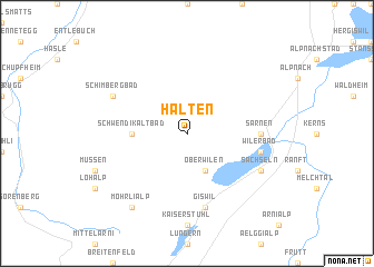 map of Halten