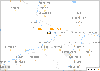 map of Halton West