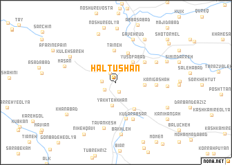 map of Haltūshān