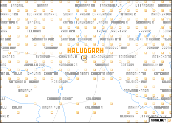 map of Haludgarh