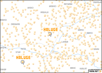 map of Haluge