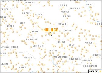 map of Haluge