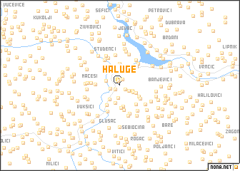 map of Haluge