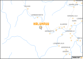 map of Halu Mpuu