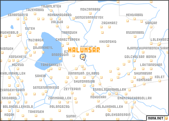 map of Ḩalūm Sar
