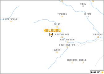 map of Hà Lương