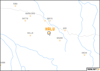 map of Hālu