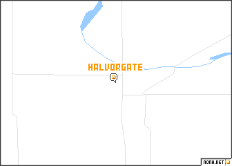 map of Halvorgate