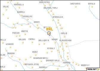 map of Hal