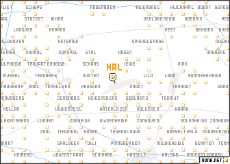 map of Hal