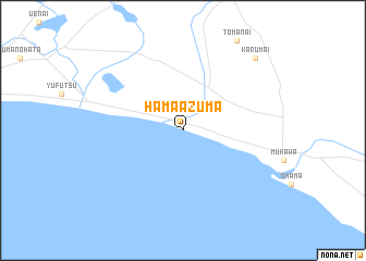 map of Hama-azuma