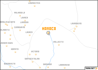 map of Hamaca