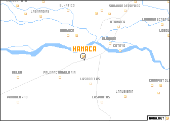 map of Hamaca