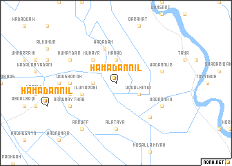 map of Ḩamad an Nīl