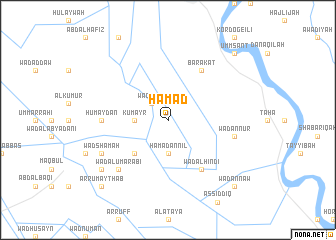 map of Ḩamad