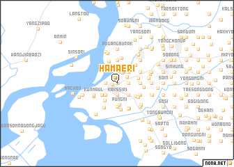 map of Hamae-ri