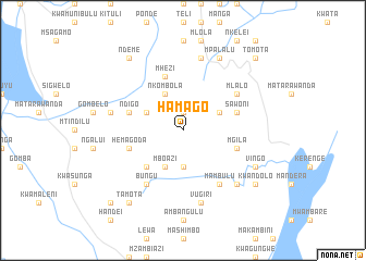 map of Hamago