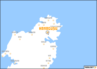 map of Hamagusu