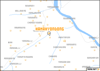 map of Hamahyŏn-dong