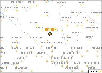 map of Ḩamāh