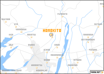 map of Hamakita