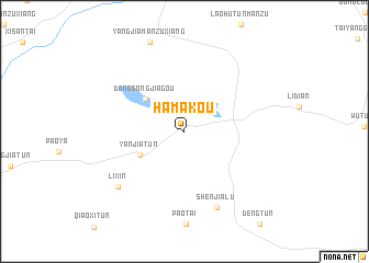 map of Hamakou