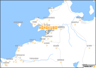 map of Hamakubo