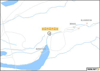 map of Ḩamāmah