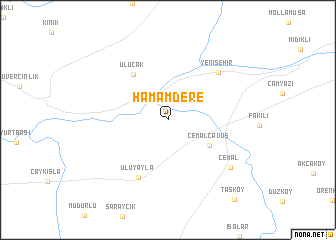 map of Hamamdere