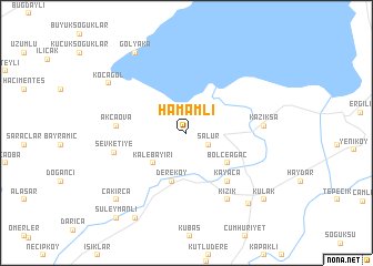 map of Hamamlı