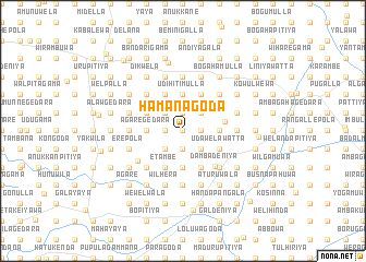 map of Hamanagoda