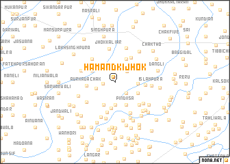 map of Hamand Ki Jhok