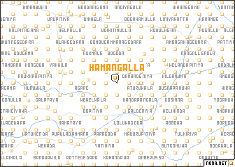 map of Hamangalla