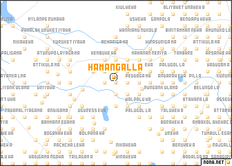 map of Hamangalla