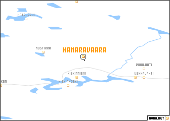 map of Hamaravaara