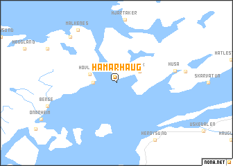 map of Hamarhaug
