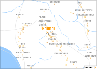 map of Ḩamārī