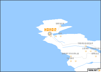 map of Hamar