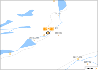 map of Hamar