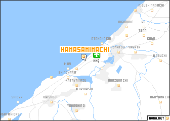 map of Hama-samimachi