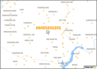 map of Hamasan-dong