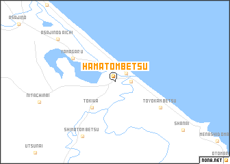 map of Hama-tombetsu
