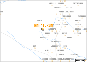 map of Hamatukur