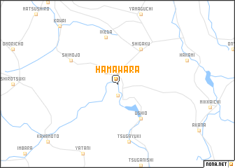 map of Hamawara