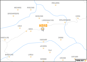 map of Hama