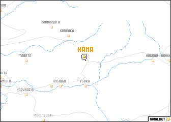 map of Hama