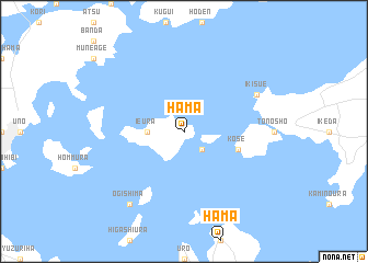 map of Hama